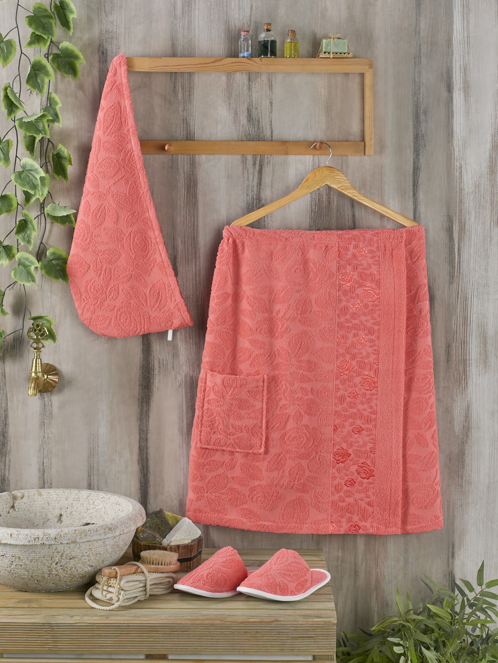 BAYAN HAVLU SAUNA SET